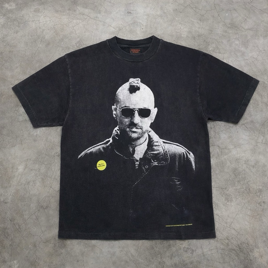 T-Shirt / Tees Bootleg GINSENG STRIPS Taxi Driver Black Colour | GINSENG STRIPS Taxi Driver Vintage 