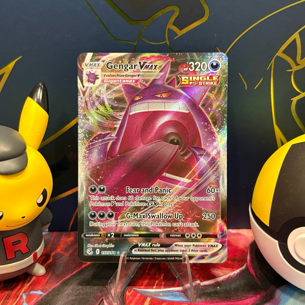 Gengar VMAX 157/264 ENG - UR Full Art - Fusion Strike - Pokemon TCG