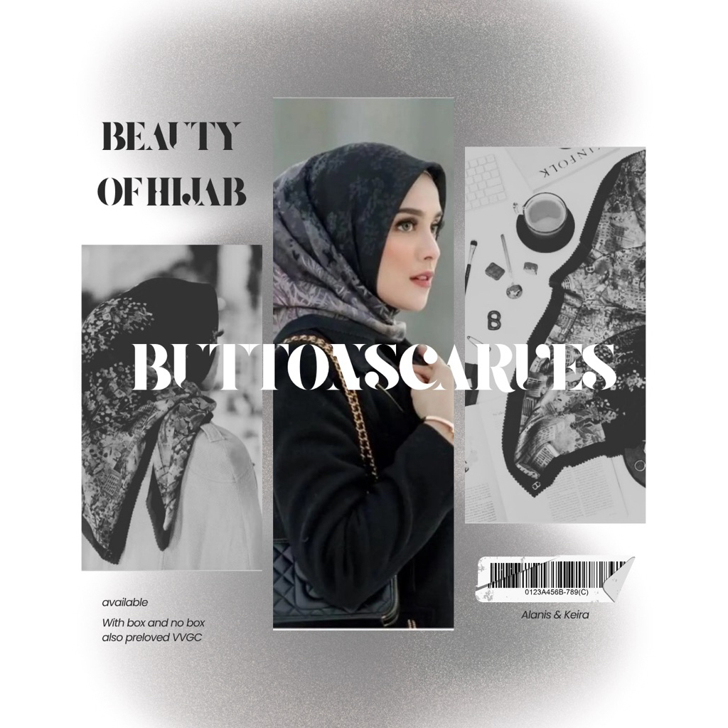 Hijab Buttonscarves New and Like New - Stylish Clothing Item from NAPUS BENANGJARUM ZD
