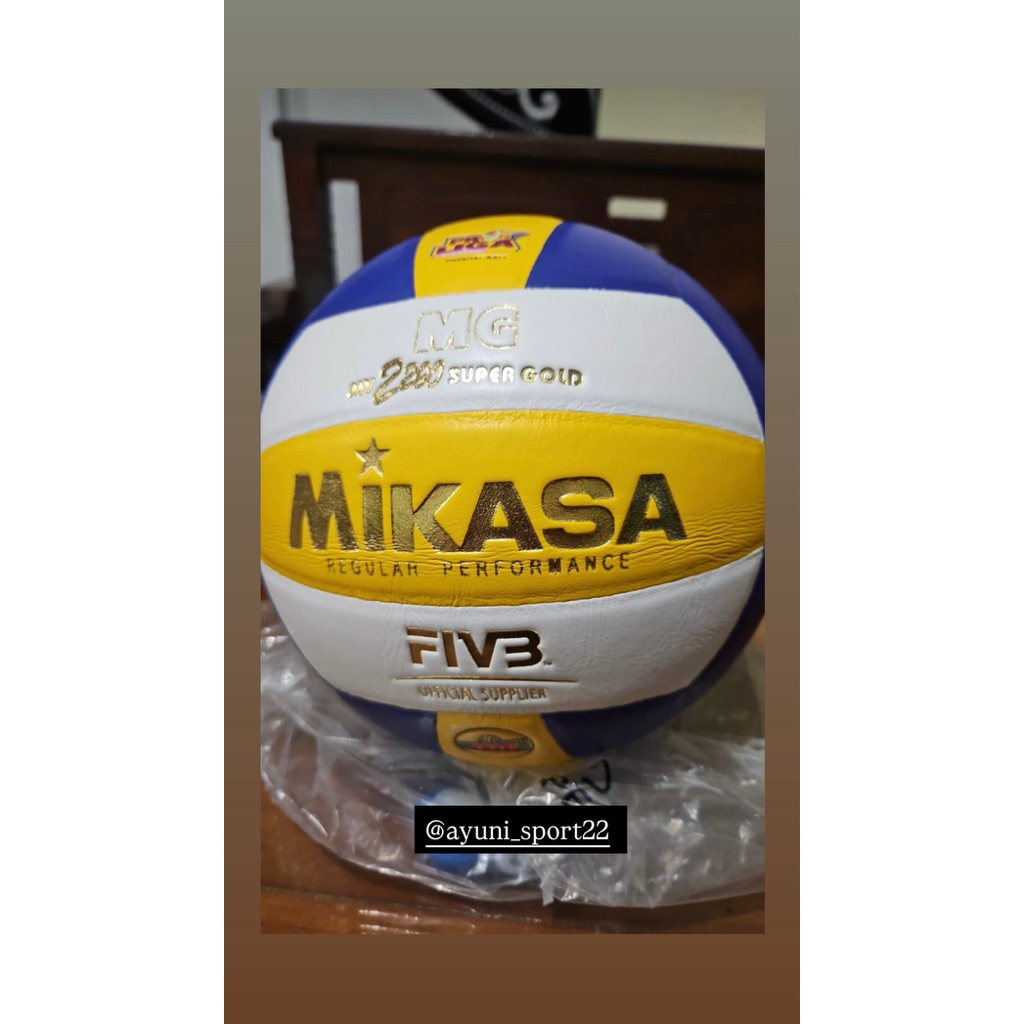 Bola Voli Mikasa Super Gold Original
