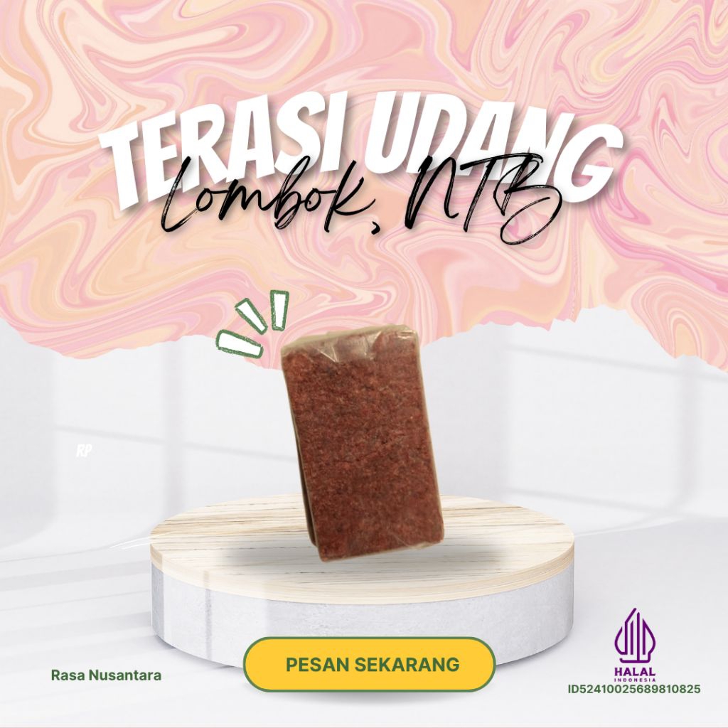Terasi Asli Lombok Persegi Satuan | Terasi udang | Terasi oven | Terasi Enak dan Murah