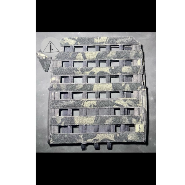 INDORAMILS armour sleeve pocket in Multicam Black, plate carrier sleeve, plat balistic pouch.