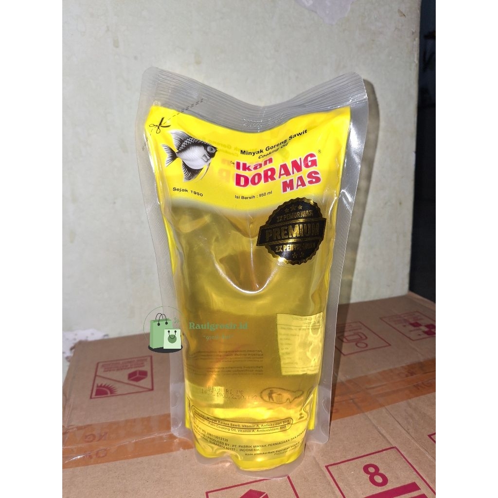 [READY] Minyak Goreng Ikan Dorang Mas Refil 1 Liter