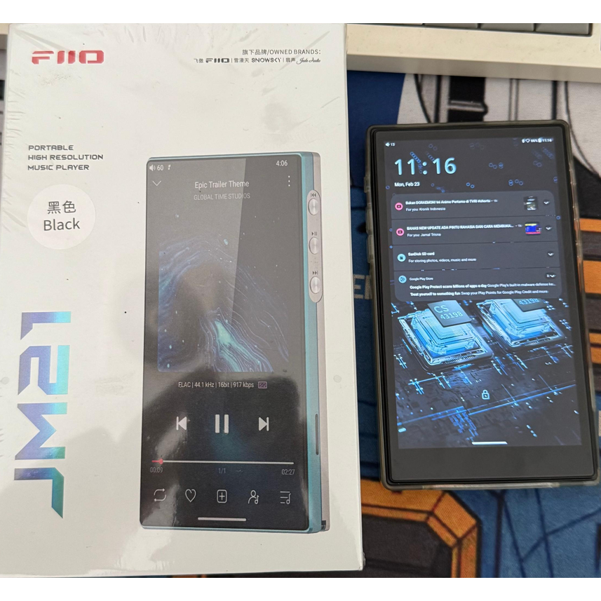 FiiO JM-21 Android 13 Portable High-Res Lossless Digital Audio / Music Player - FiiO JM21 Black