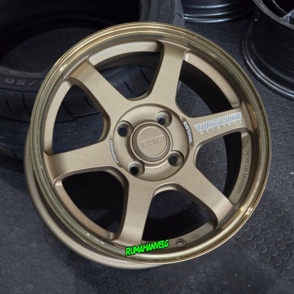 velg te37 sonic r15 lebar 7 pcd 4x100 ET 38 velg mobil ring 15 velg racing agya ayla swift fronx bri