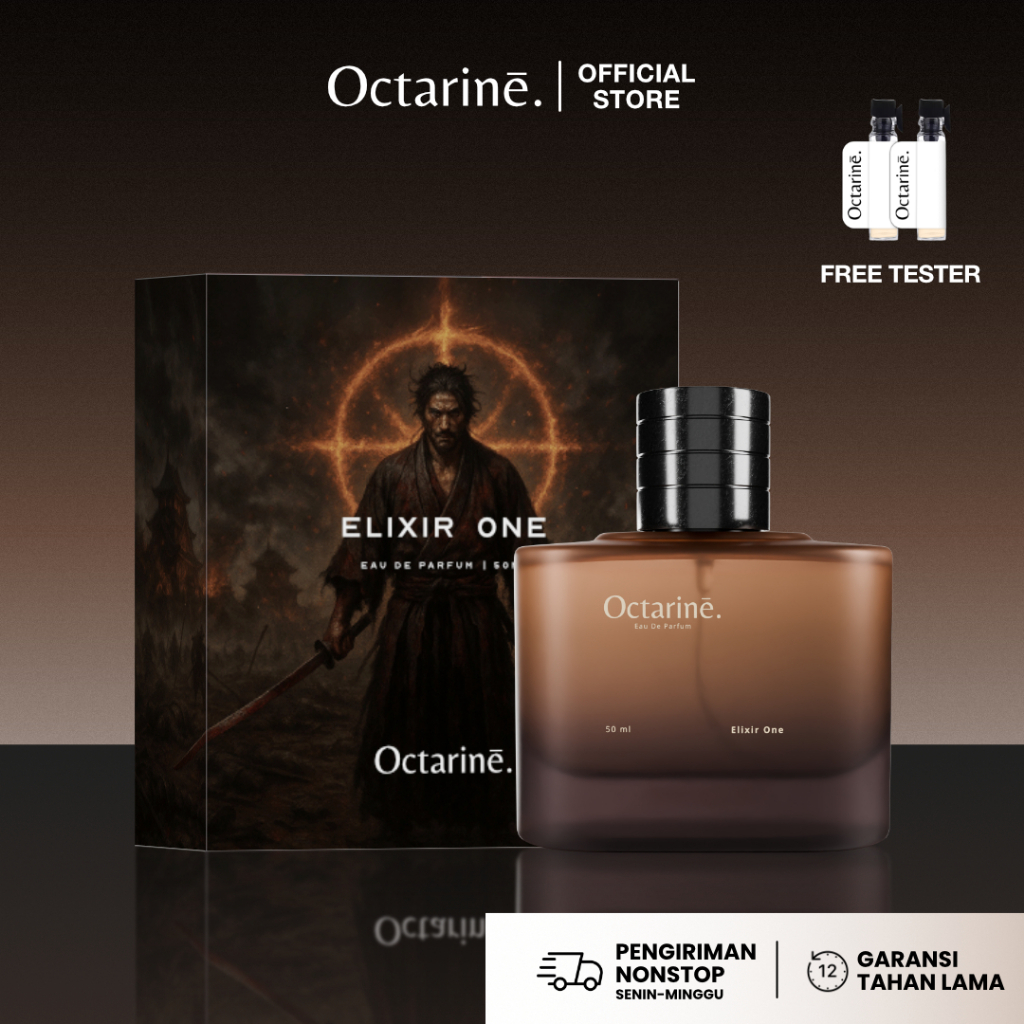 Octarine - Elixir One Eau de Perfume | Parfum Pria Tahan Lama Aroma Fresh Fruity Woody