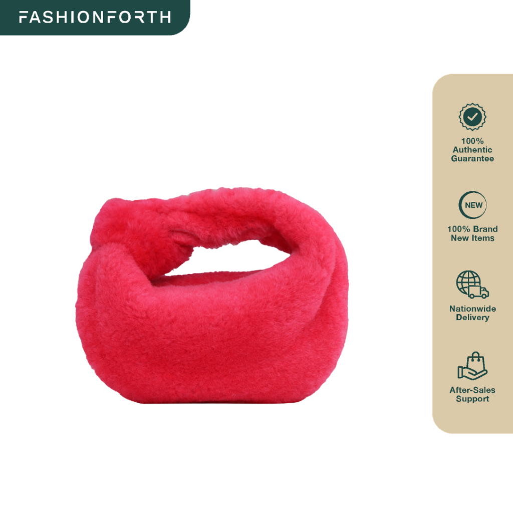 FashionForth Mini BV Jodie Shearling Top Handle Bag