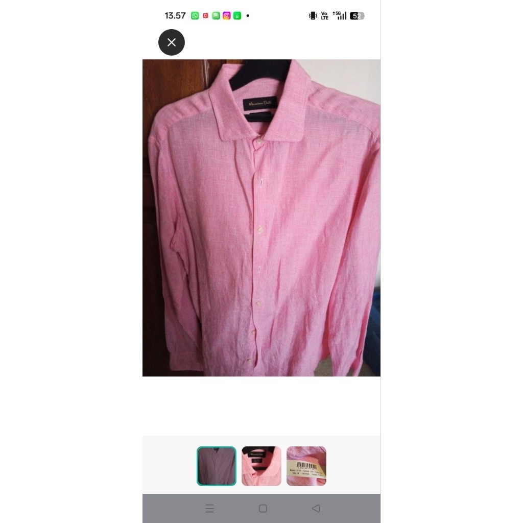 kemeja Massimo Dutti second