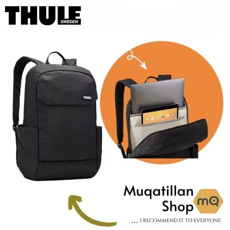 Tas Thule Lithos Tas Ransel Backpack Kapasitas 20L – Black