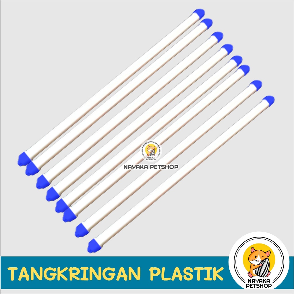 Tangkringan Plastik Bulat Pijakan Burung Lovebird Kenari Kaki Branjangan Untuk Sangkar Kandang OEM