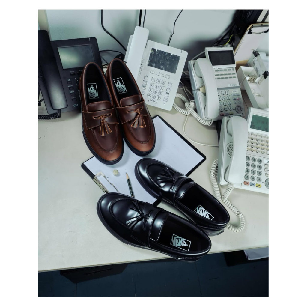 Vans Loafer Japan x Billys “Black / Brown” 100% Original Resmi