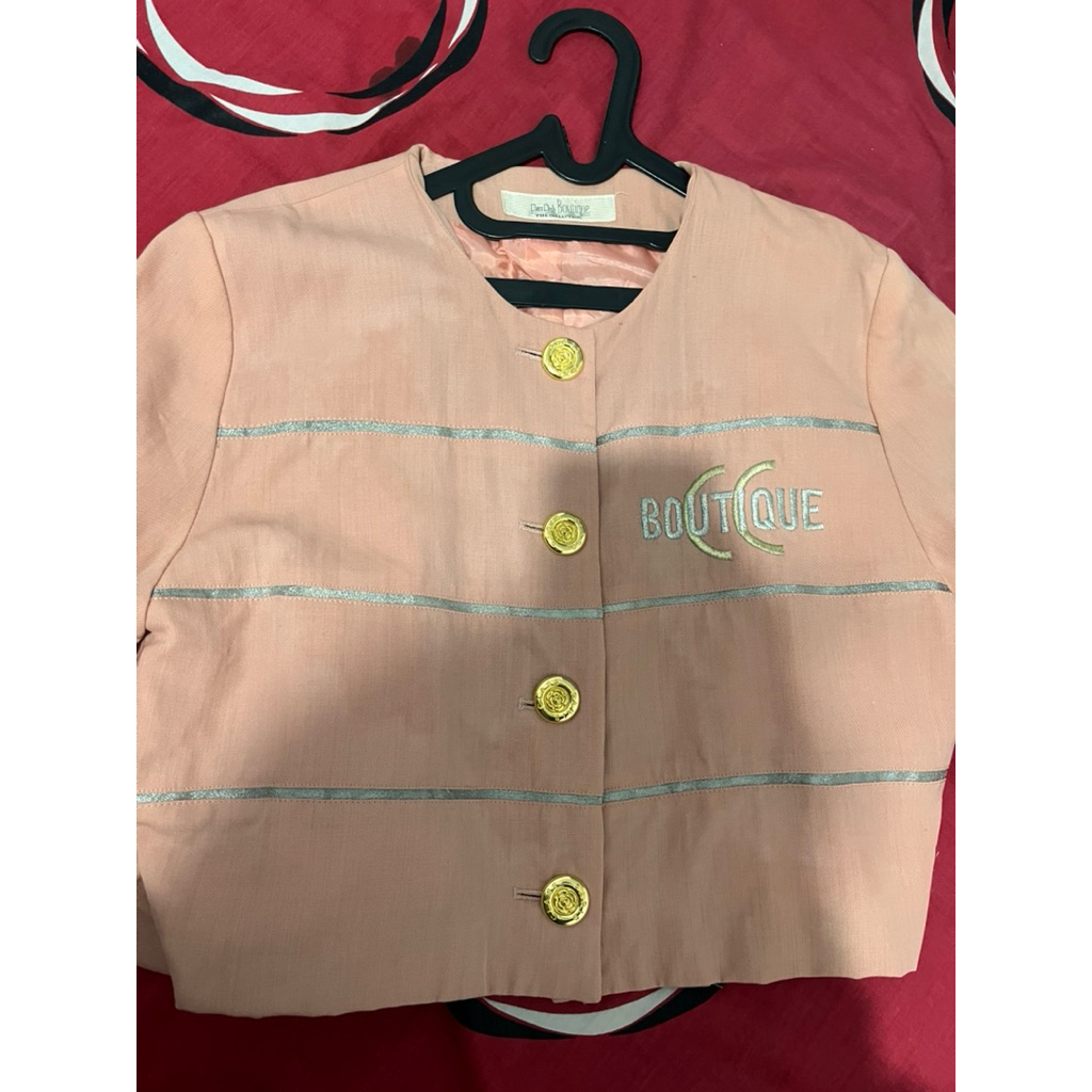 preloved blazer crop