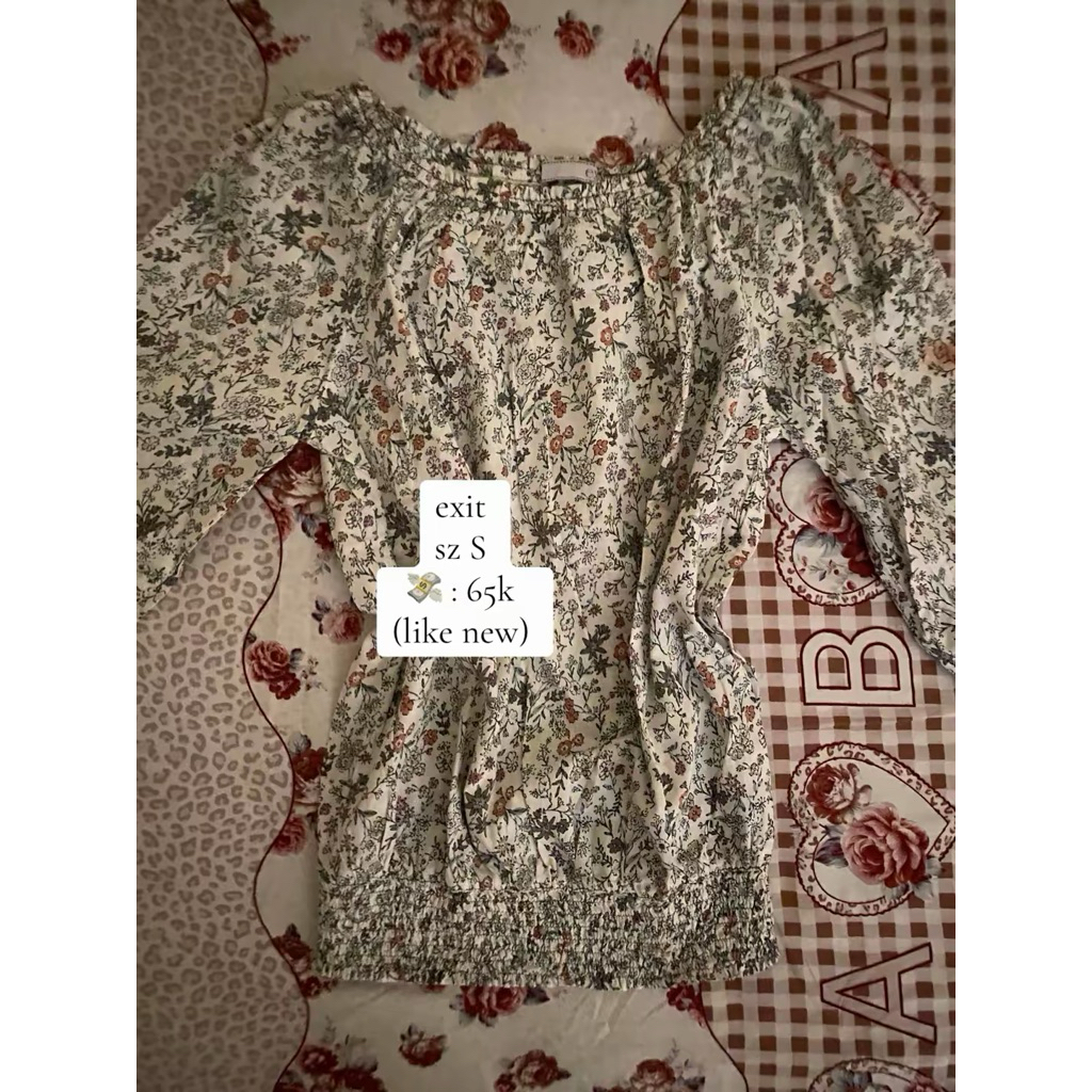 preloved blouse exit