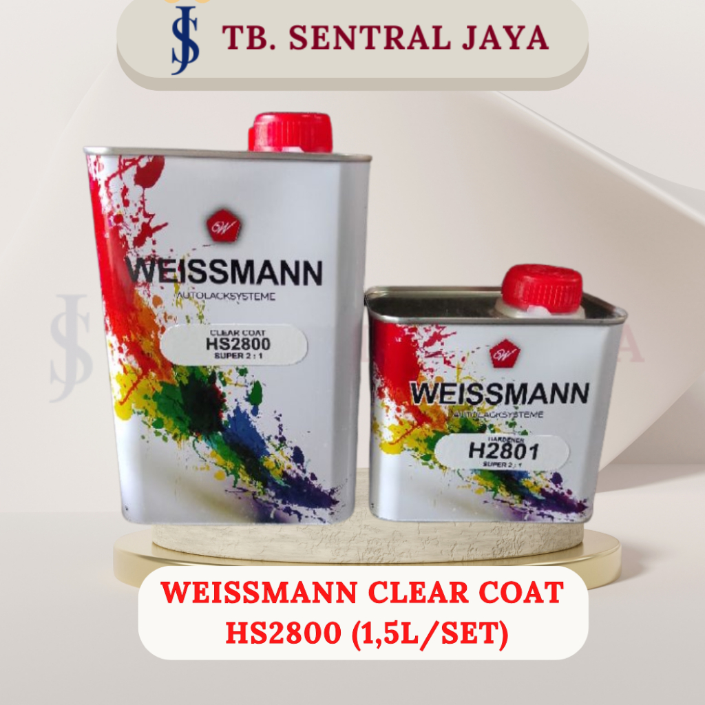 Weissman Clear Coat HS2800 Clear 1L + Hardener 0,5L/Clear Coat Mobil