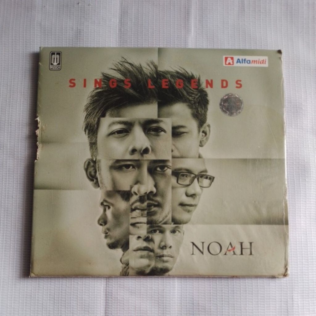 kaset cd audio lagu ariel noah sings legends( baru)