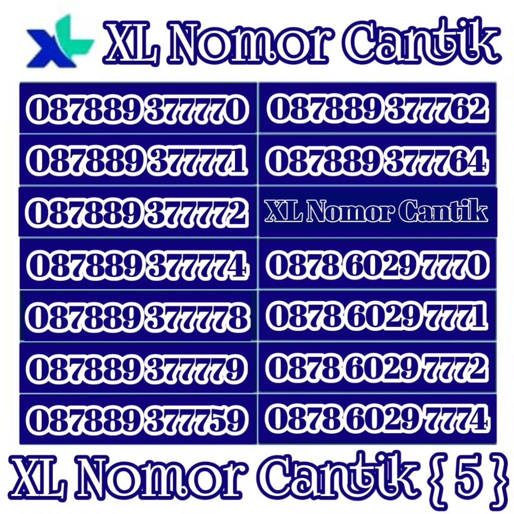 promo perdana XL nomor cantik 11digit (Cek Deskripsi)