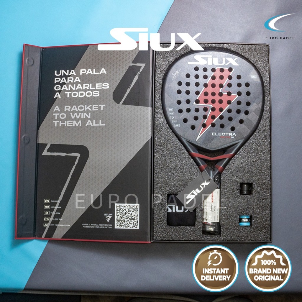 SIUX ELECTRA PRO ST3 2025 FRANCO STUPACZUK BNIB Hybrid 15k Carbon Racket Padel Original