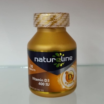 NATURELINE VITAMIN D3 400IU@30