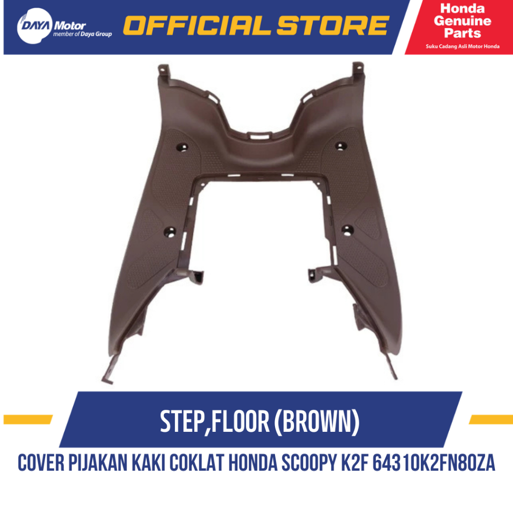 Cover Pijakan Kaki Coklat Honda Scoopy K2F 64310K2FN80ZA
