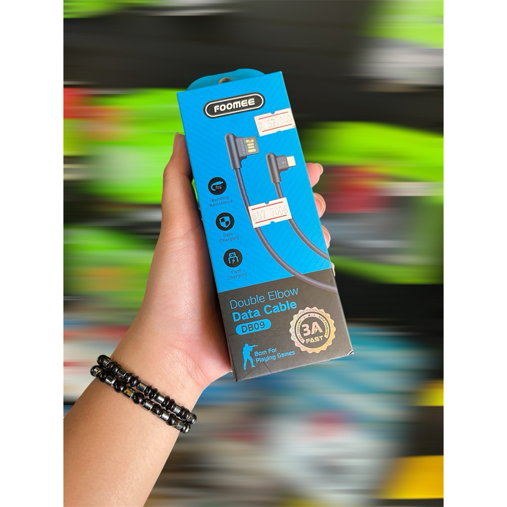 7006- Foomee Kabel Micro Data Cable Double Elbow DB09 3A Fast