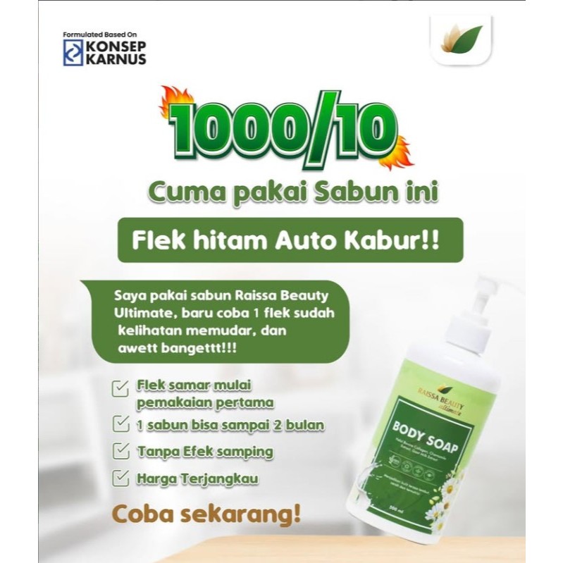 Promo RBU Body Soap Sabun Cair Goat Milk Niacinamide