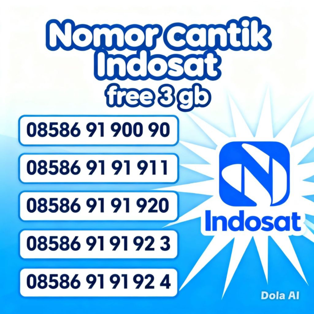 kartu perdana nomer cantik INDOSAT 0000  langka i014