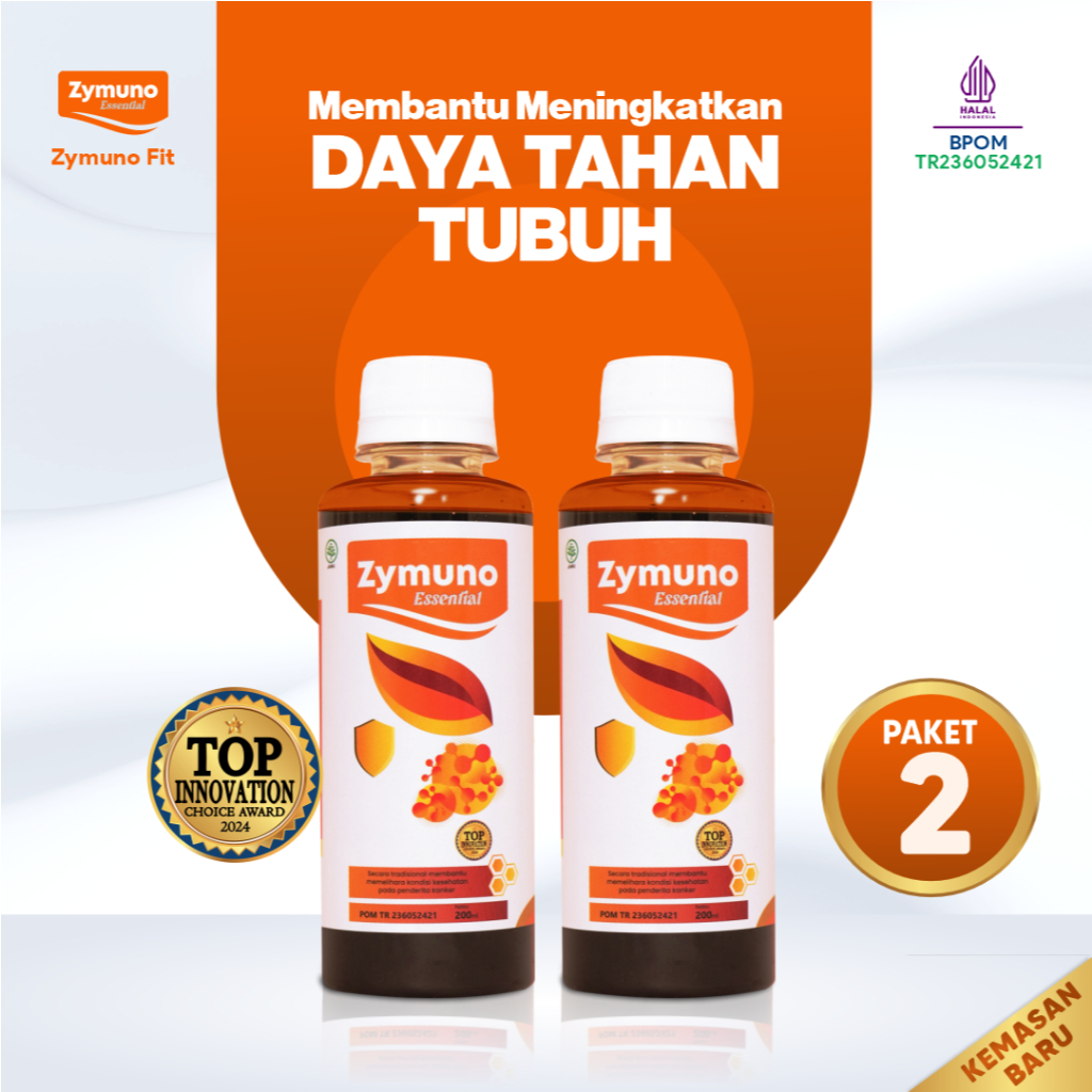 Zymuno Essential Imunitas | Bantu Imun Lebih Kuat, Haid Tidak Teratur, Promil Sehat, Tumor & Kanker 