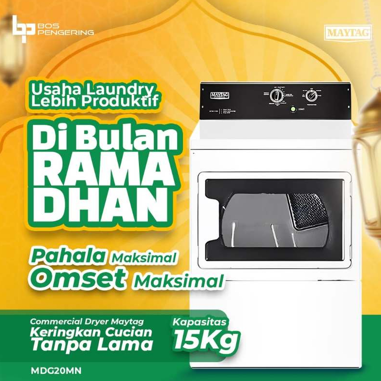 Dryer MAYTAG 15 Kg Ongkir BANDUNG Kertas Kosong Mesin Pengering Maytag 15Kg