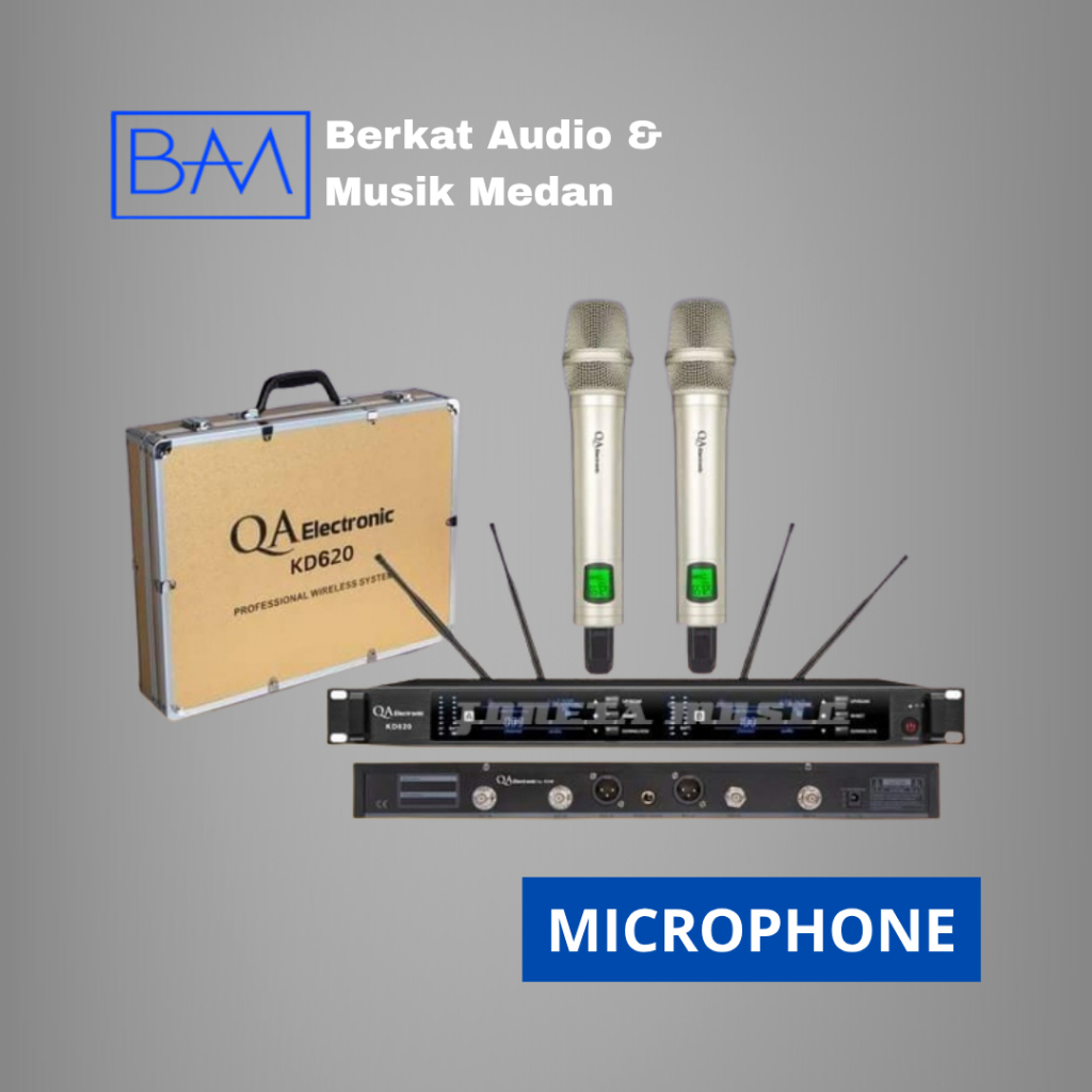 Microphone Wireless QA Electronic KD 620 Original