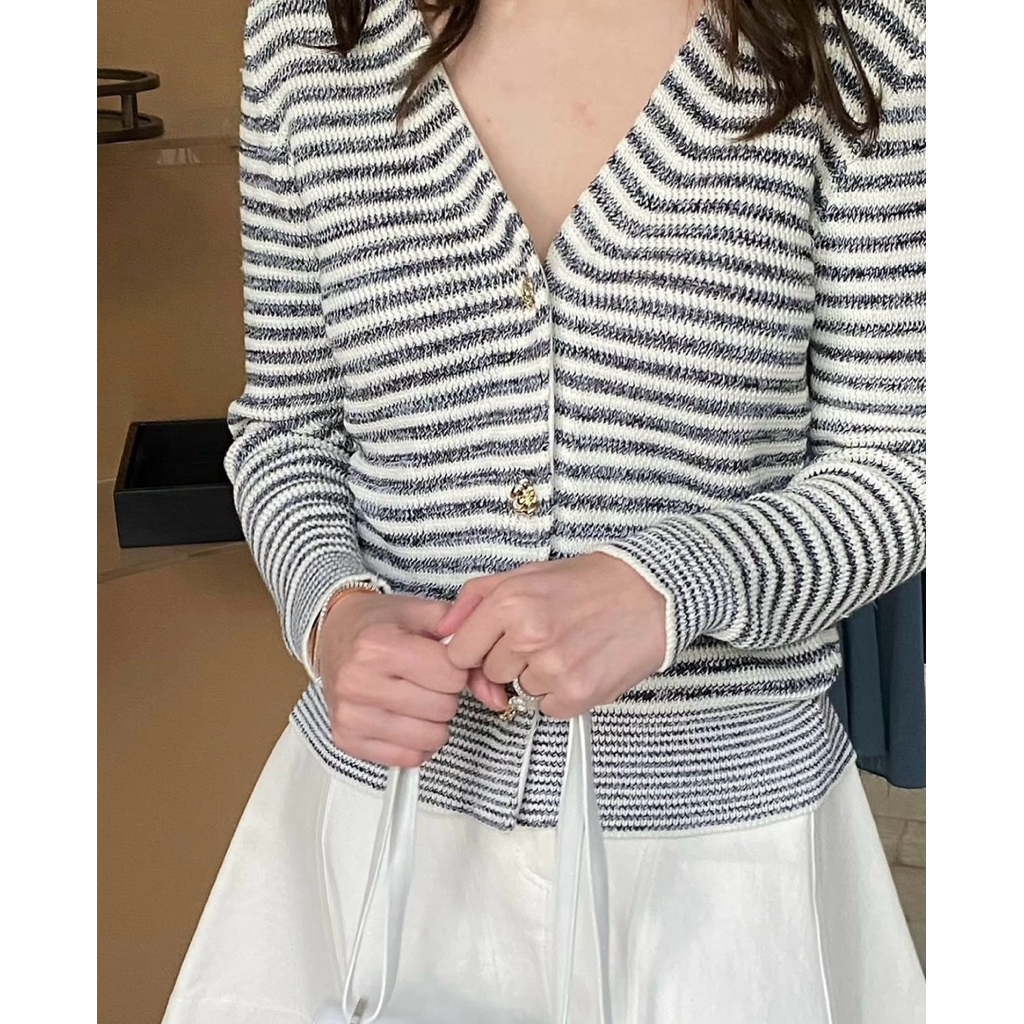 BASHA Exclusive Preloved Duma Amari Cardian Stripes Allsize