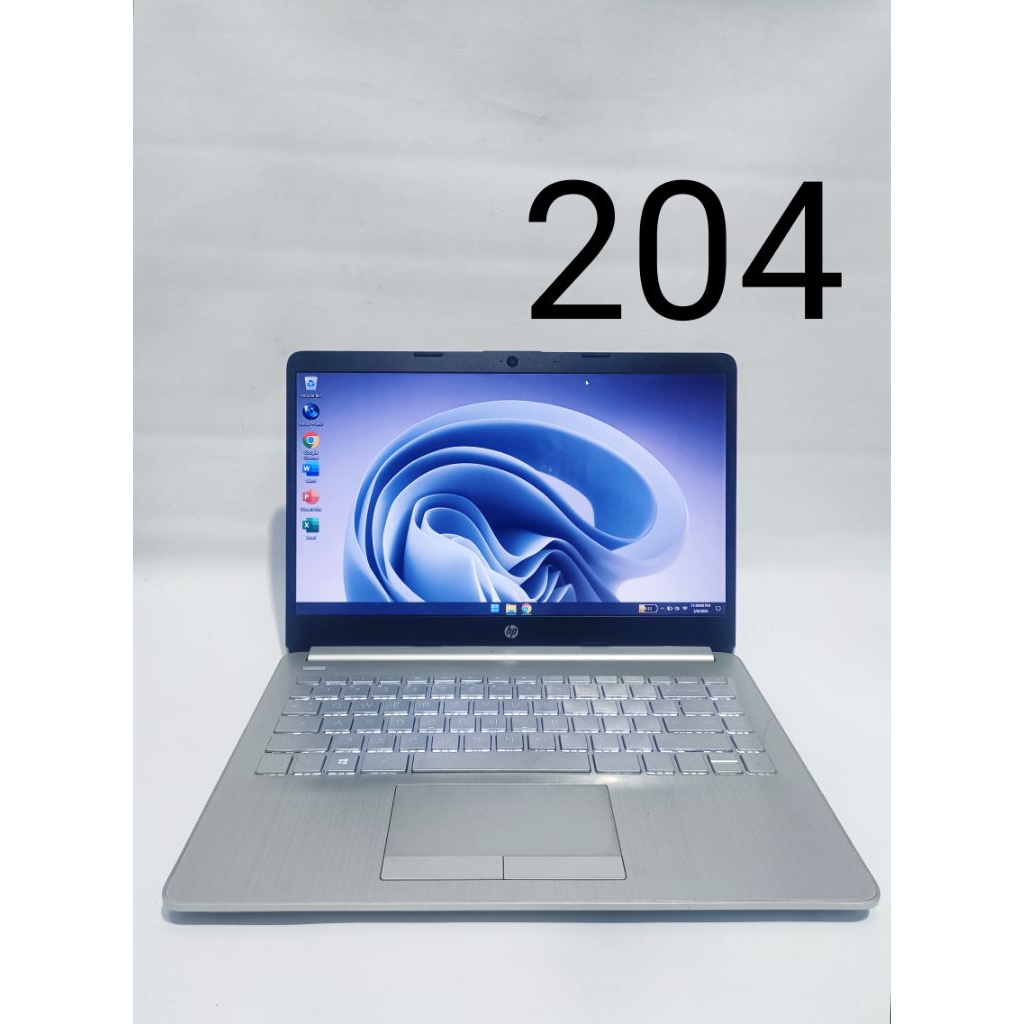 HP Laptop 14s-dk0xxx AMD A4-9125 4GB SSD 256GB Layar 14"inci Baterai 3 jam Backlitl