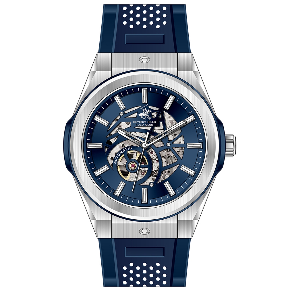 Galery Jam Tangan Beverly Hills Polo Club BP3636X.399 Automatic Rubber Strap