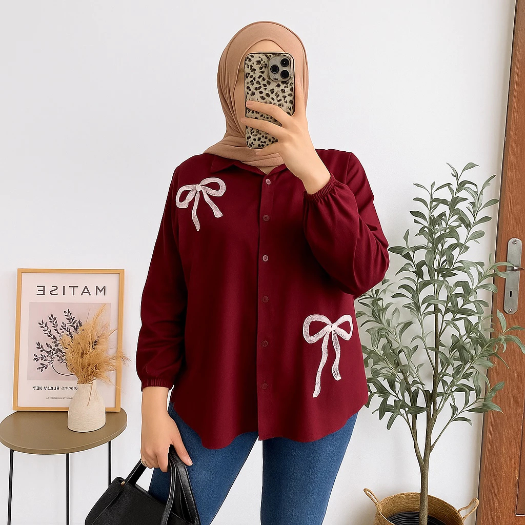 ANB - ZER BINAY BLOUSE / BLUS BINAY / BLOUSE ATASAN WANITA BAHAN KATUN / BLUS KATUN  / BLOUSE TRENDY