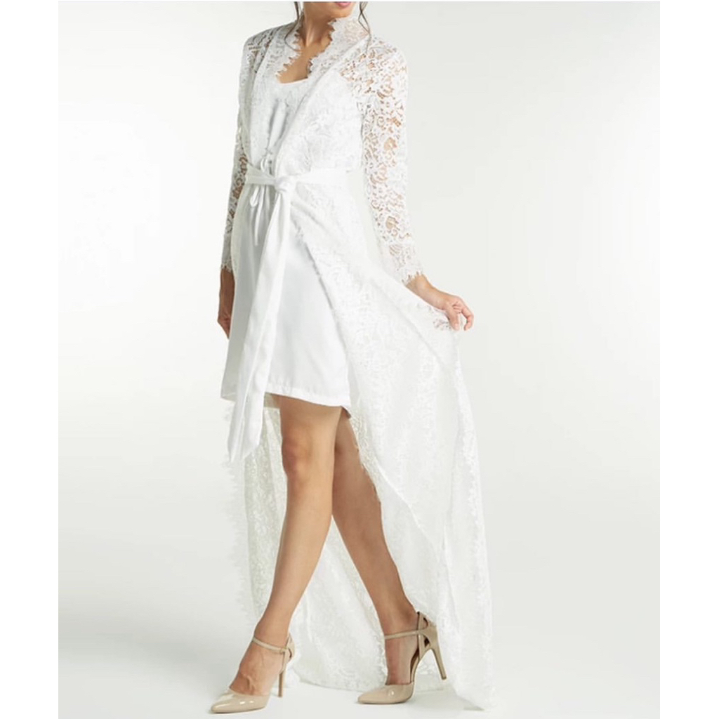 preloved robe wedding lace bride