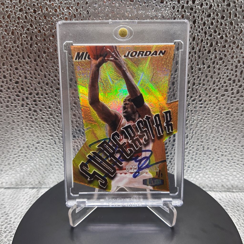 470. Kartu Basket - Custom Card 1997-98 Ultra Ultrabilities Superstar #1 Michael Jordan