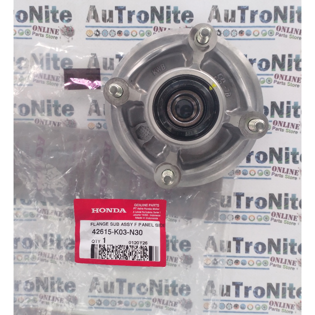 Flange Sub Assy Final Driven Panel Nap Gear Tromol Belakang 42615-K03-N30 Ori Honda Absolute Revo Bl