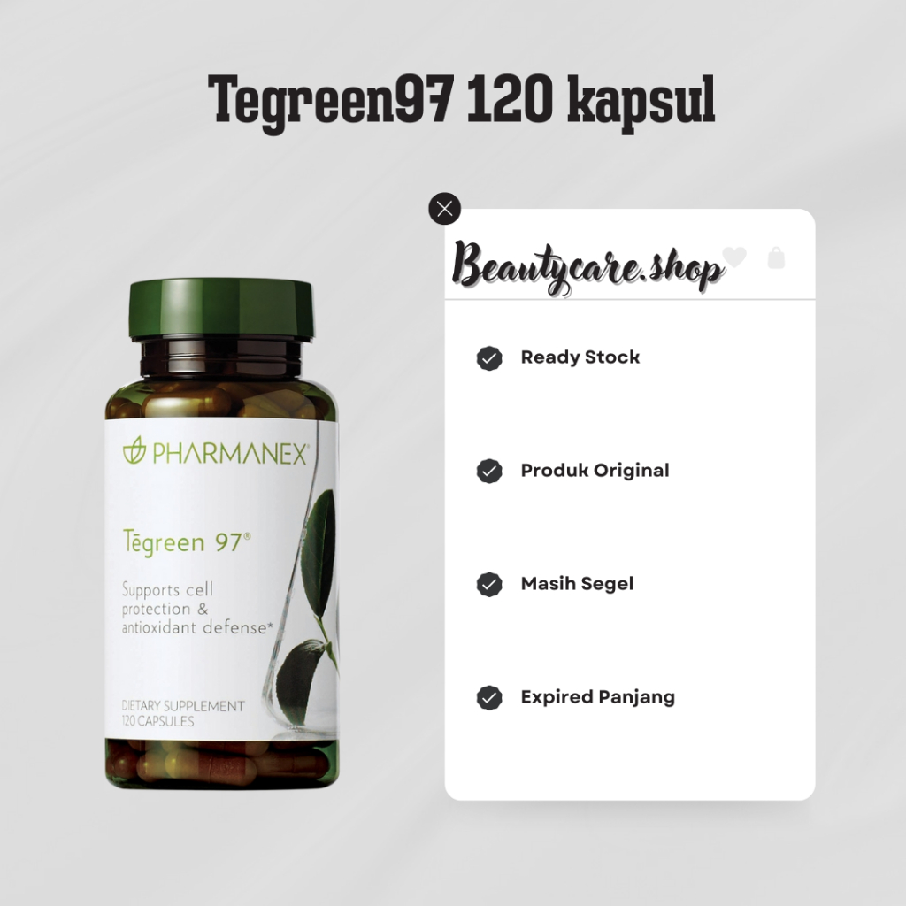 tegreen97 isi 120 kapsul teagreen teh hijau tegreen120 ED 06/27
