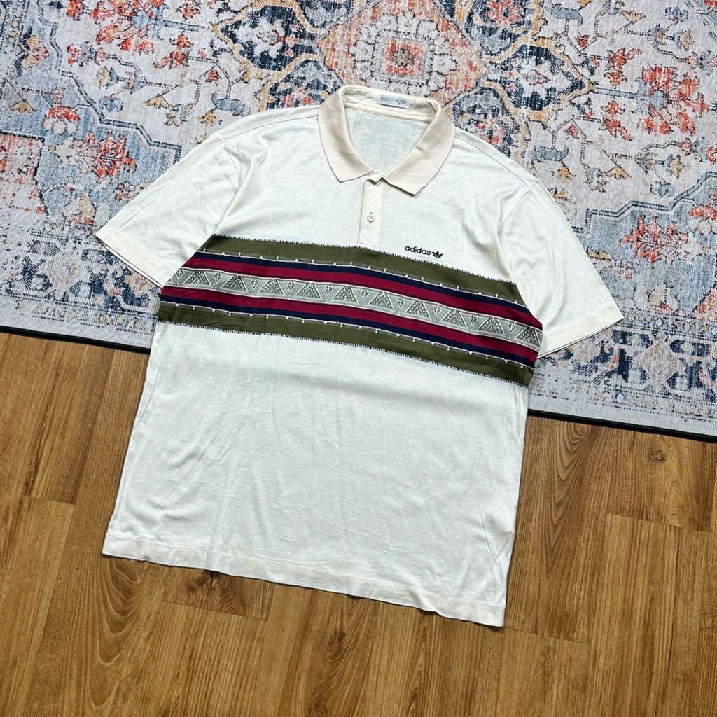 ADIDAS VINTAGE 80s POLO SHIRT SECOND