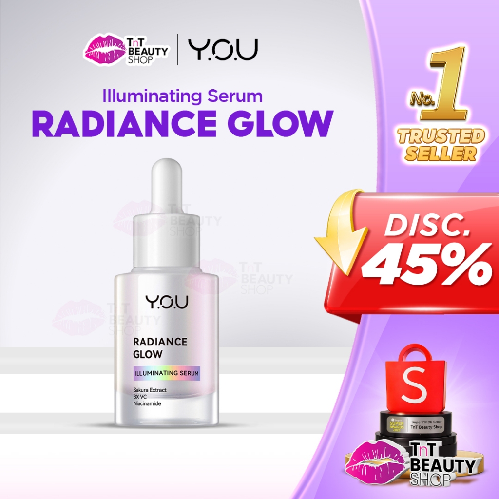 Y.O.U Radiance Glow Illuminating Serum Vitamin C Niacinamide Glowing Skin YOU | TnT Beauty Shop