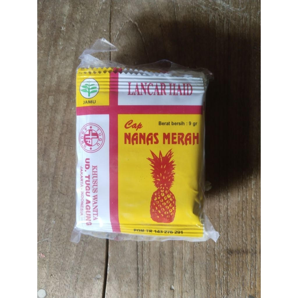 Jamu Nanas Merah (Lancar Haid) Original isi 10