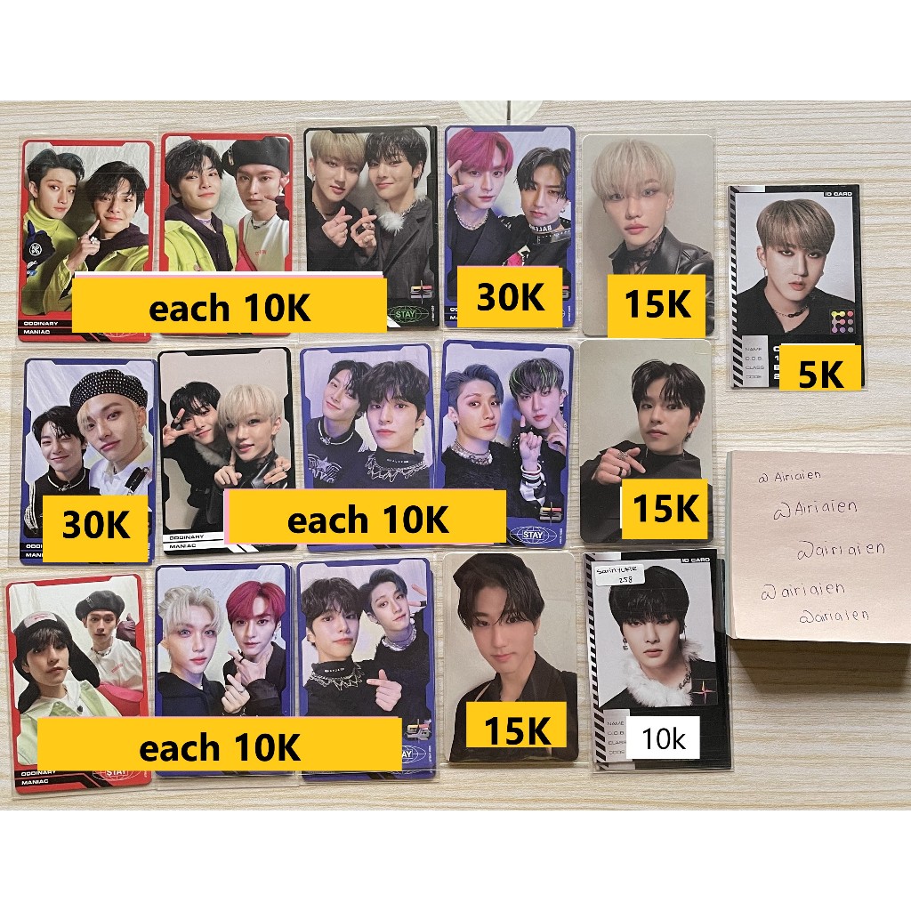 Straykuids Oddinary PC album Ayen I.N Jeongin Han Seungmin Bangchan Hyunjin