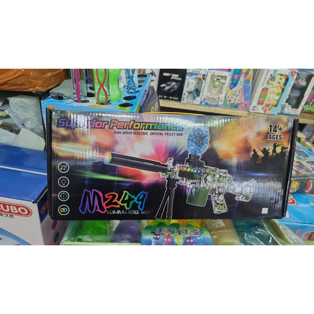 Mainan Pistol Water Gel M249