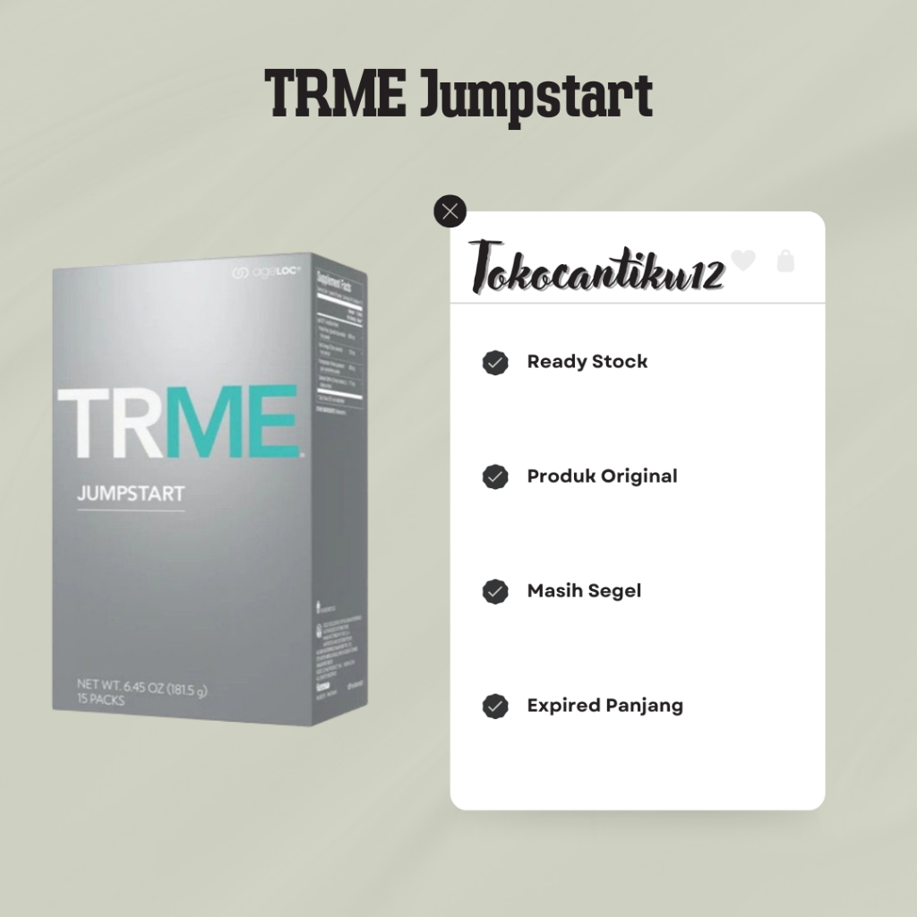 TR90 TR ME JUMPSTART 15 SACHET ORIGINAL PHARMANEX