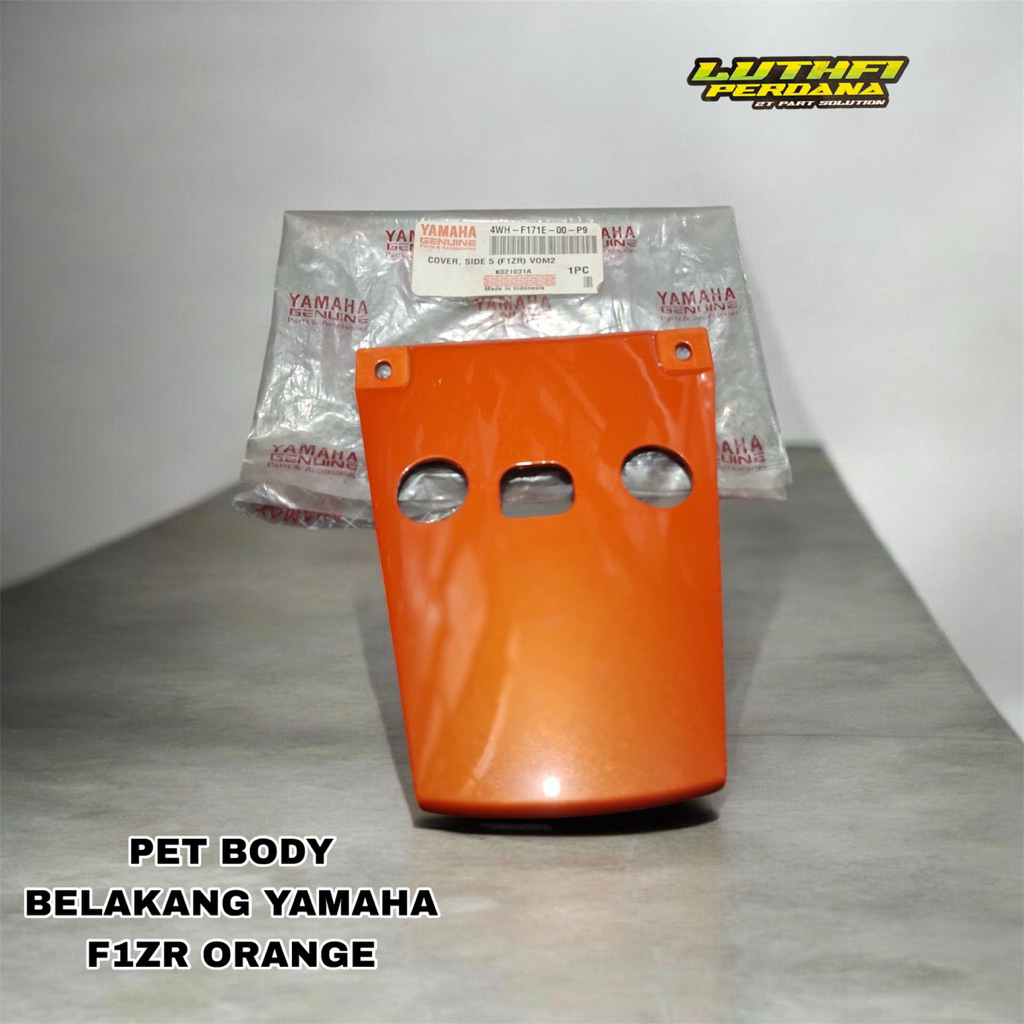 PAD BODY BELAKANG YAMAHA F1ZR ORANGE