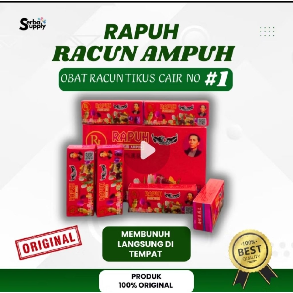 RACUN TIKUS RAPUH MATI DITEMPAT