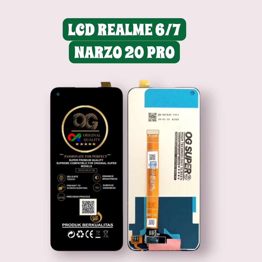 LCD TOUCSREEN REALME 6/7& NARZO 20 PRO LCD ORI NEW