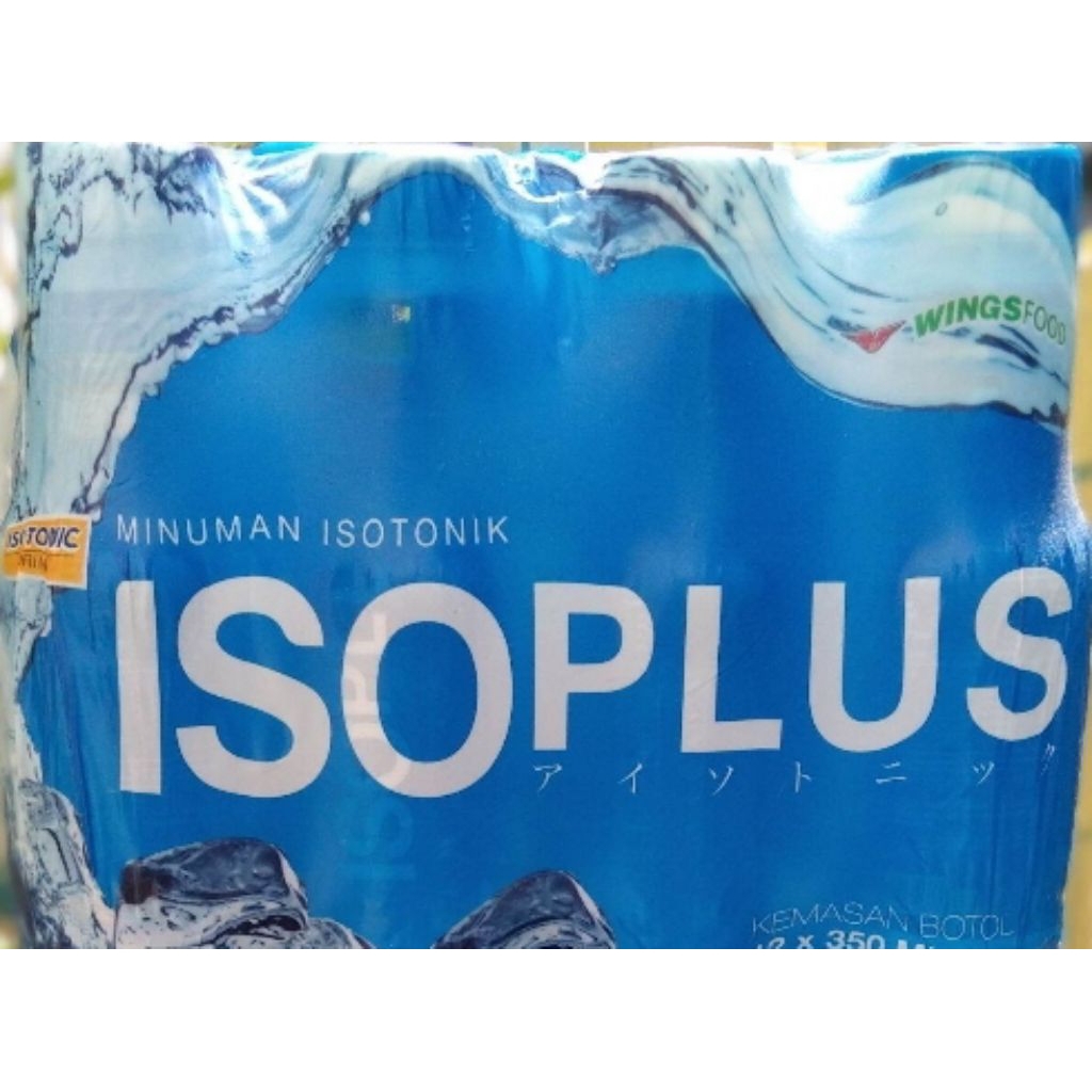 Minuman Isotonik ISOPLUS 12 Botol 350ml - Merehidrasi Tubuh, Menyeimbangkan Ion, Mudah Diserap 1box 