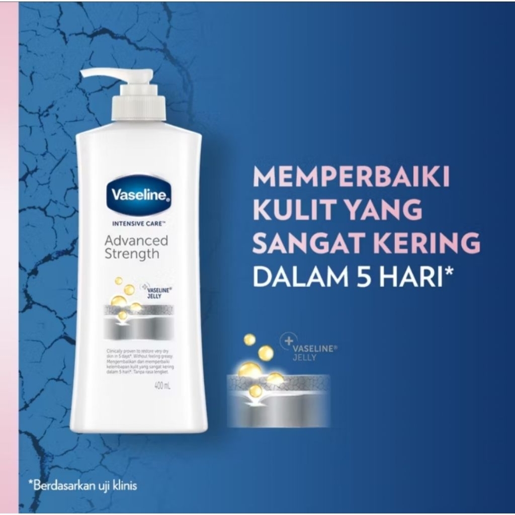 [exp Desember 2026] Vaseline advanced strength 400ml