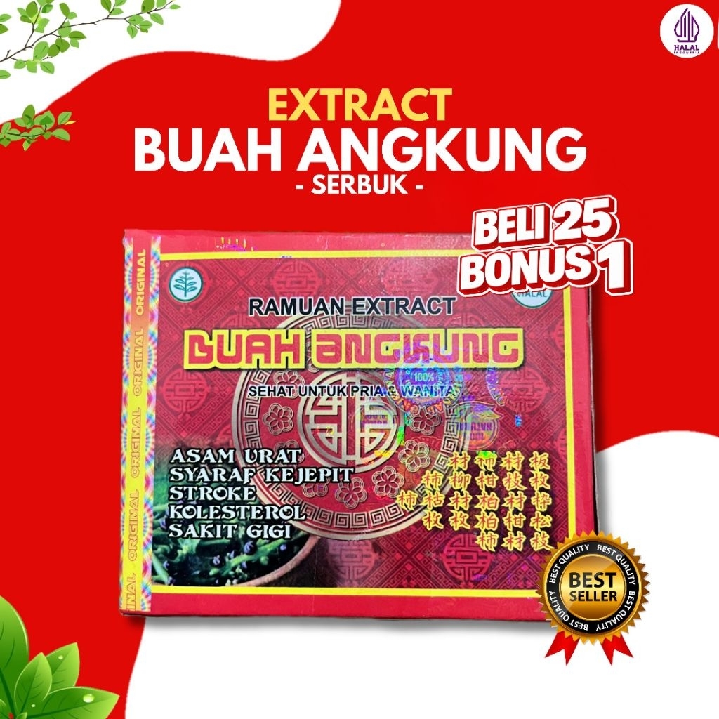 Buah Angkung Serbuk 100% Asli Original