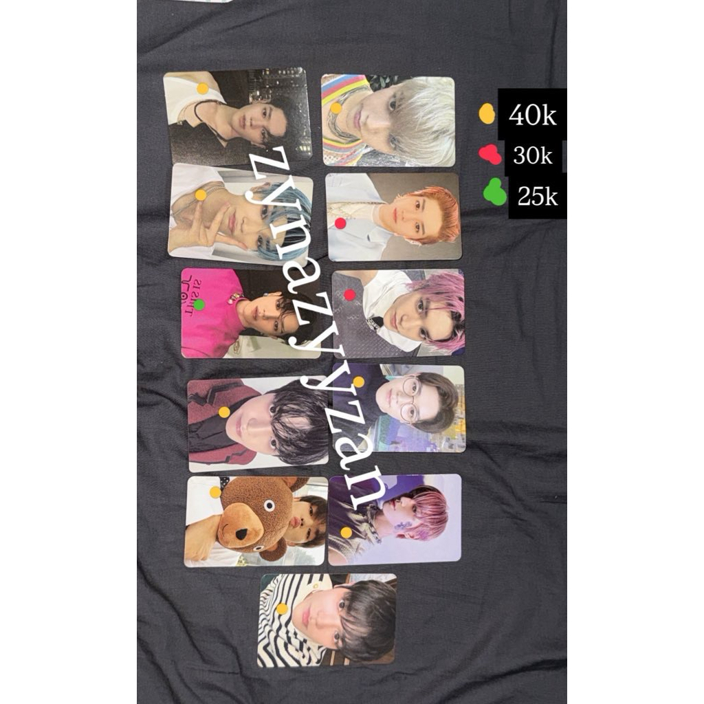 photocard official taeyong nct